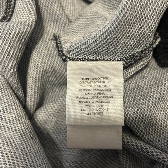 NWT CAMILLA , Large , Botanical Chronicles round neck embellished sweatshirt - Picture 8 of 9